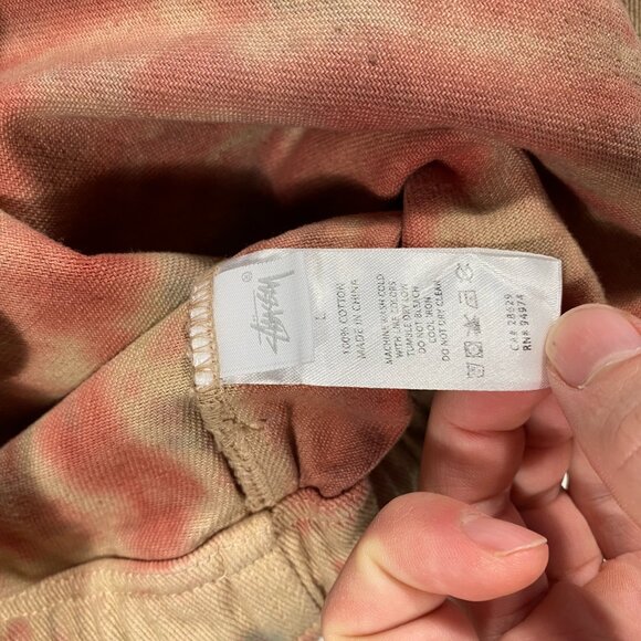 Stussy Dyed Easy Shorts Size L - Picture 4 of 7